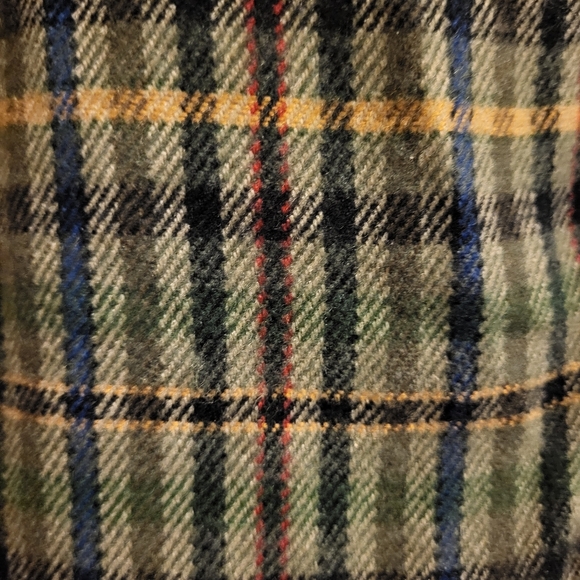 Vintage MS Cambridge Muted Olive Green-Gray Coat Size 16 - Picture 7 of 13